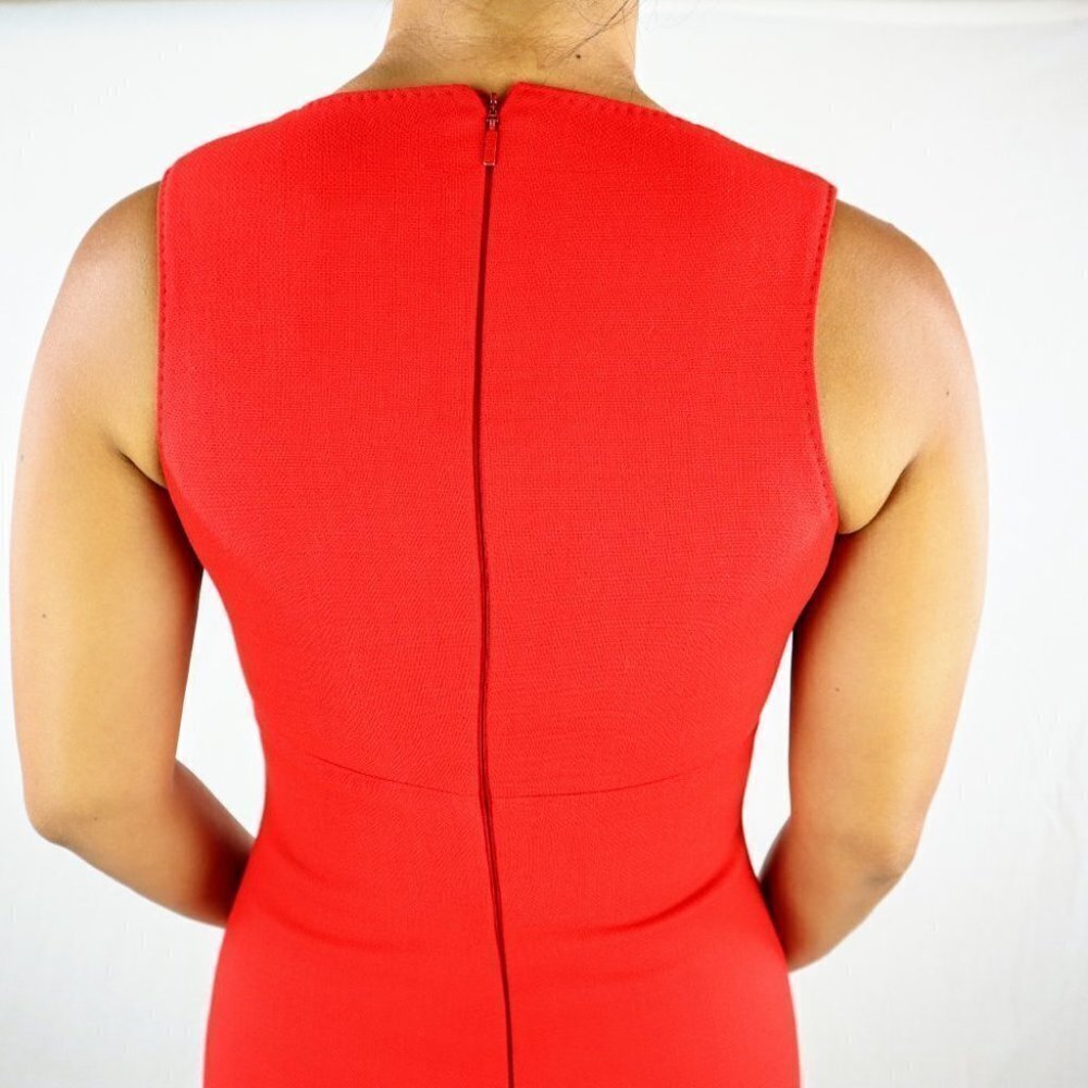 Versus by Versace Red Sheath Vintage Dress $1995 - Picture 7 of 10